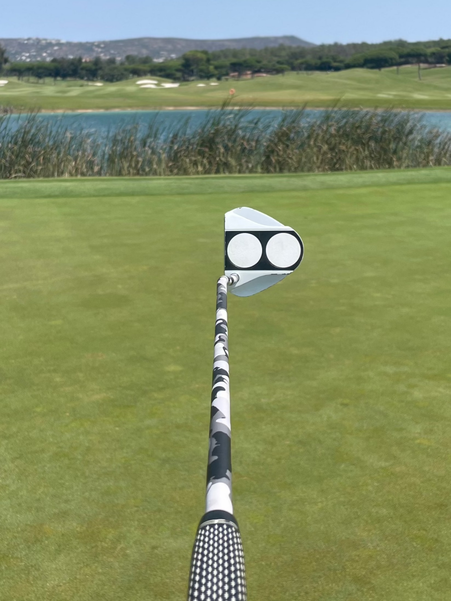 grey camo golf shaft wrap, putter